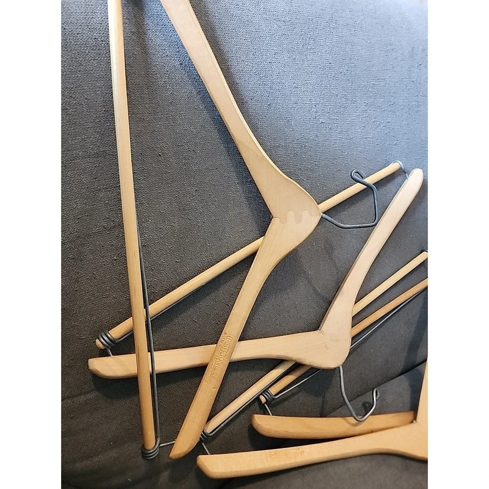 Vintage Lot Wooden Suit Hanger 18